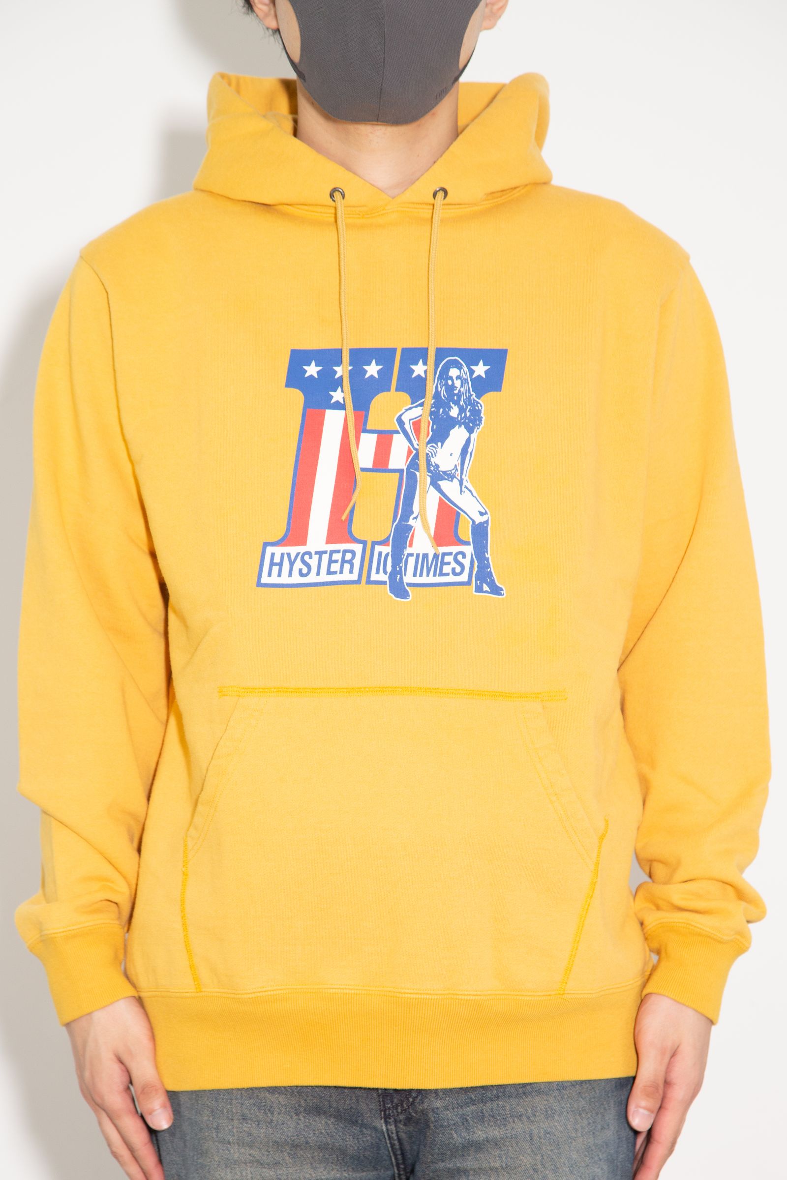 H TIMES パーカー / イエロー