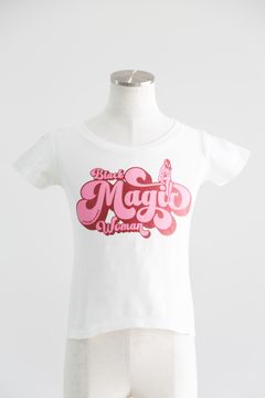 BLACK MAGIC WOMAN チビTシャツ / ホワイト