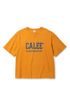 VINTAGE TYPE CALEE NATIONAL LOGO S/S TEE / オレンジ