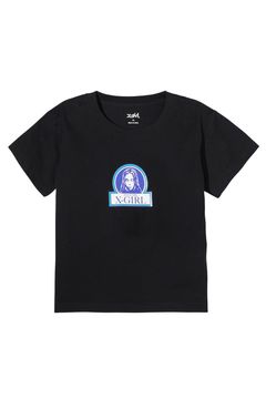 FRAMED FACE S/S BABY TEE / ブラック