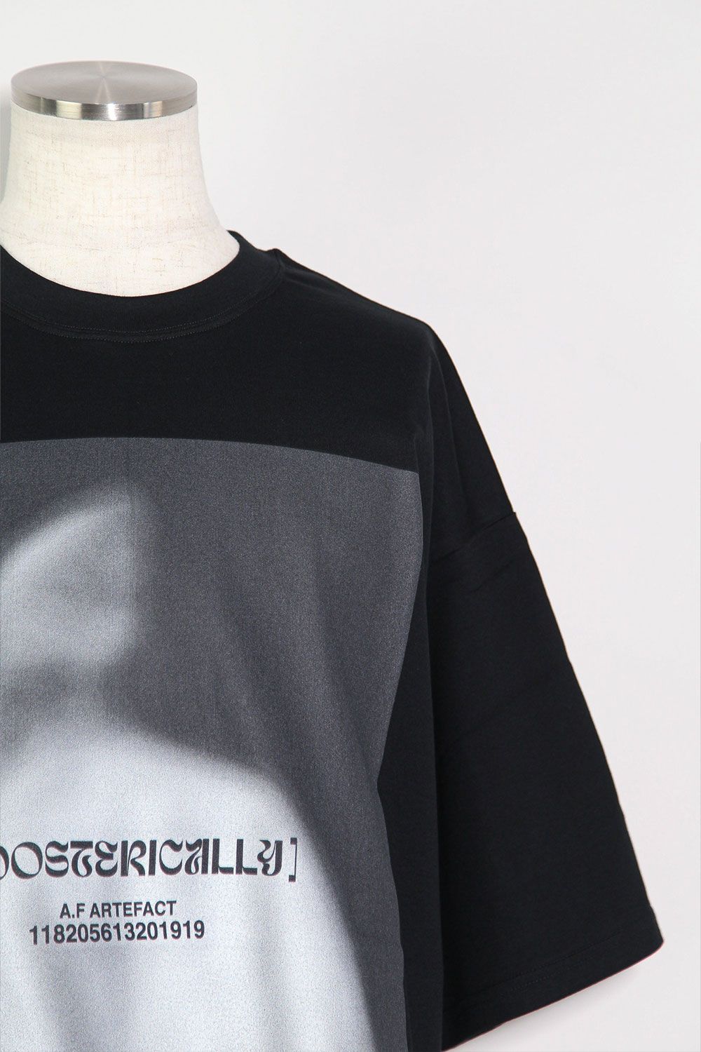 オーバサイズTシャツ Type B / Type B Print Tee / ブラック / ag-11111-2