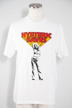 HYSTERIC SAVES Tシャツ / ホワイト