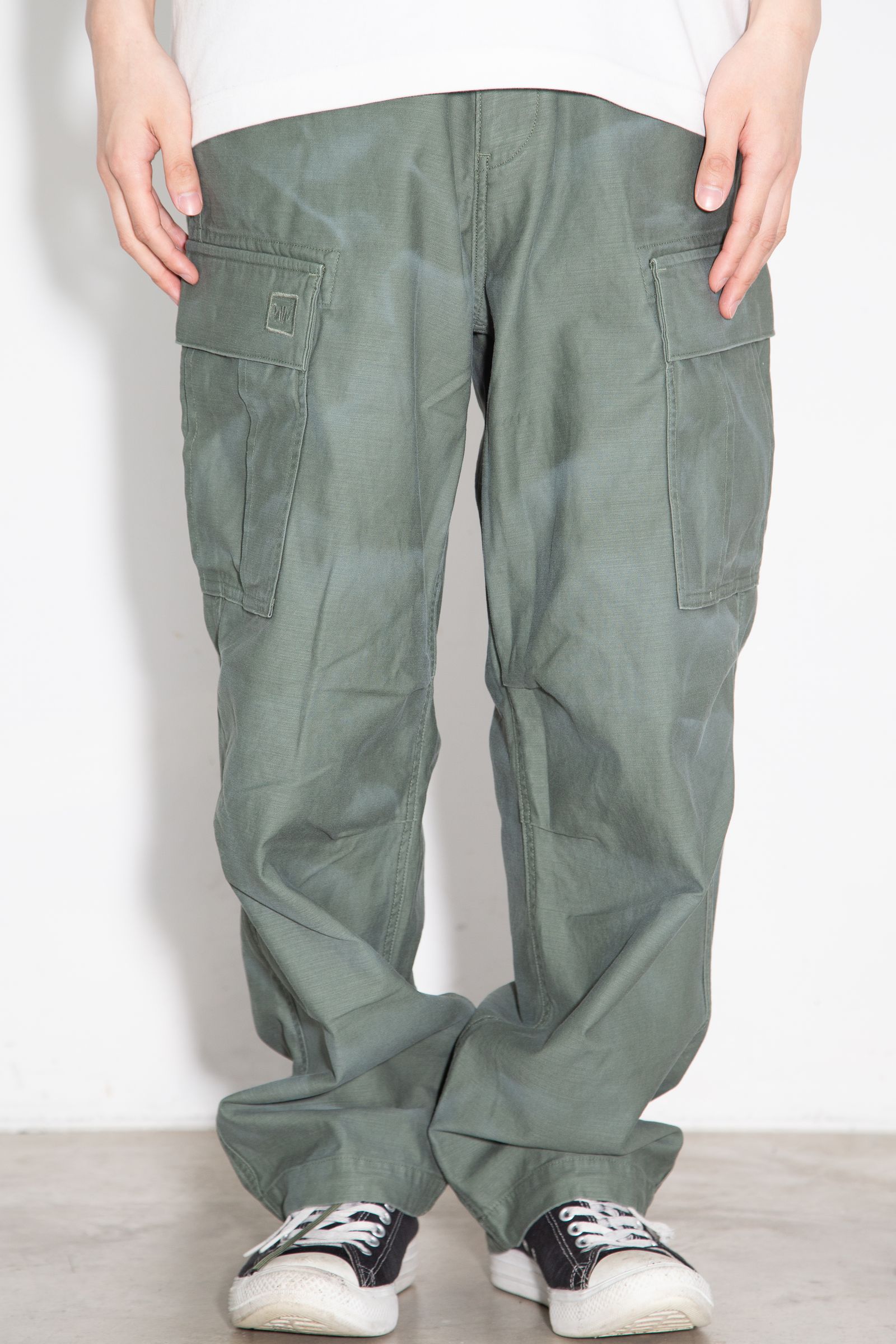 6-POCKET ARMY BAGGY PANTS / オリーブ