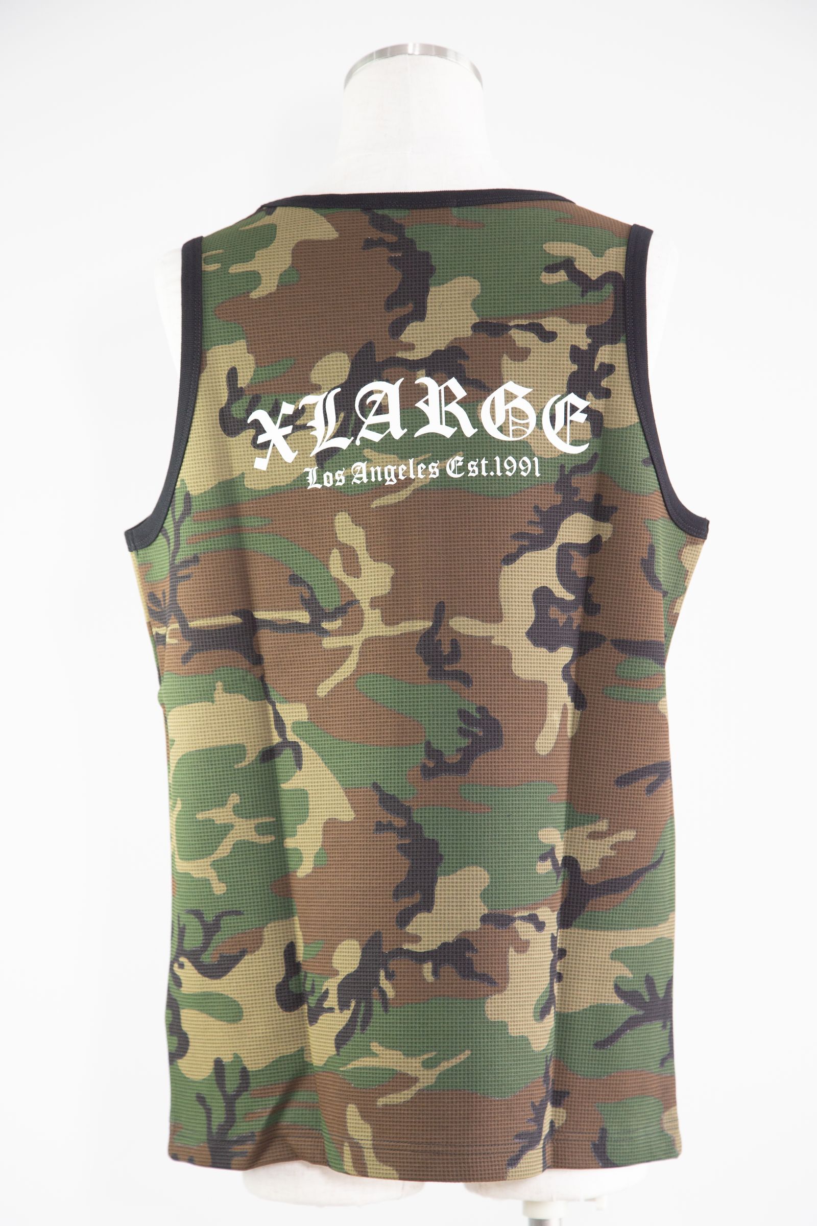 OLD ENGLISH WAFFLE TANK TOP / カモ