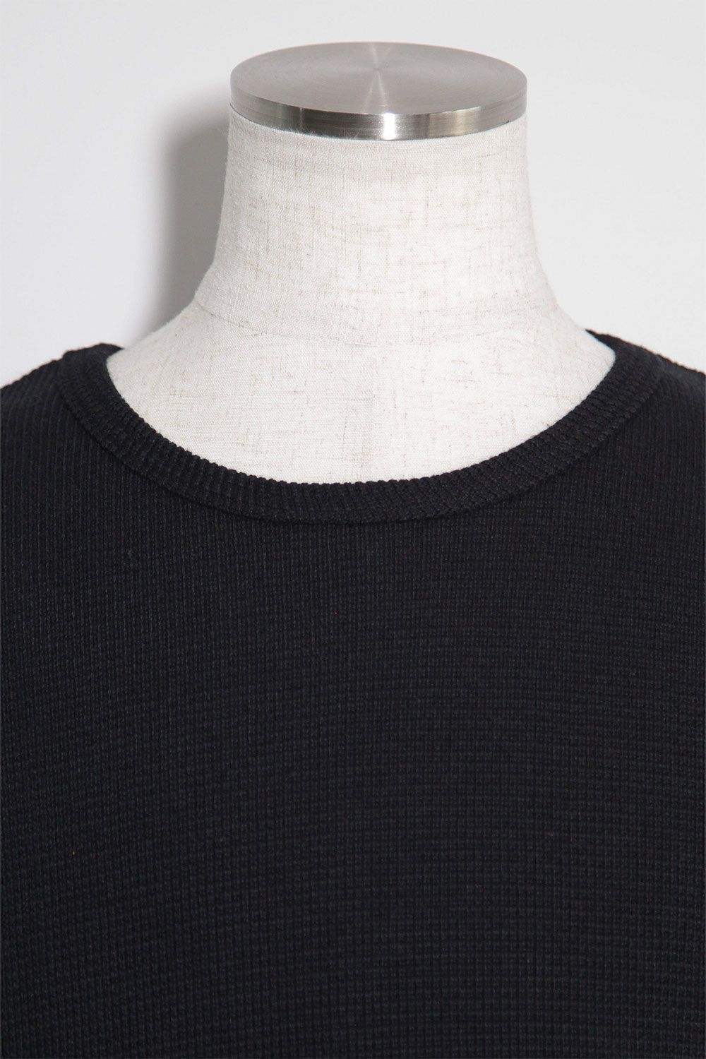 [ラスト1点 サイズ3] ロング丈ワッフルタンクトップ / Long Length Tank Top / ブラック / ag-10096-2