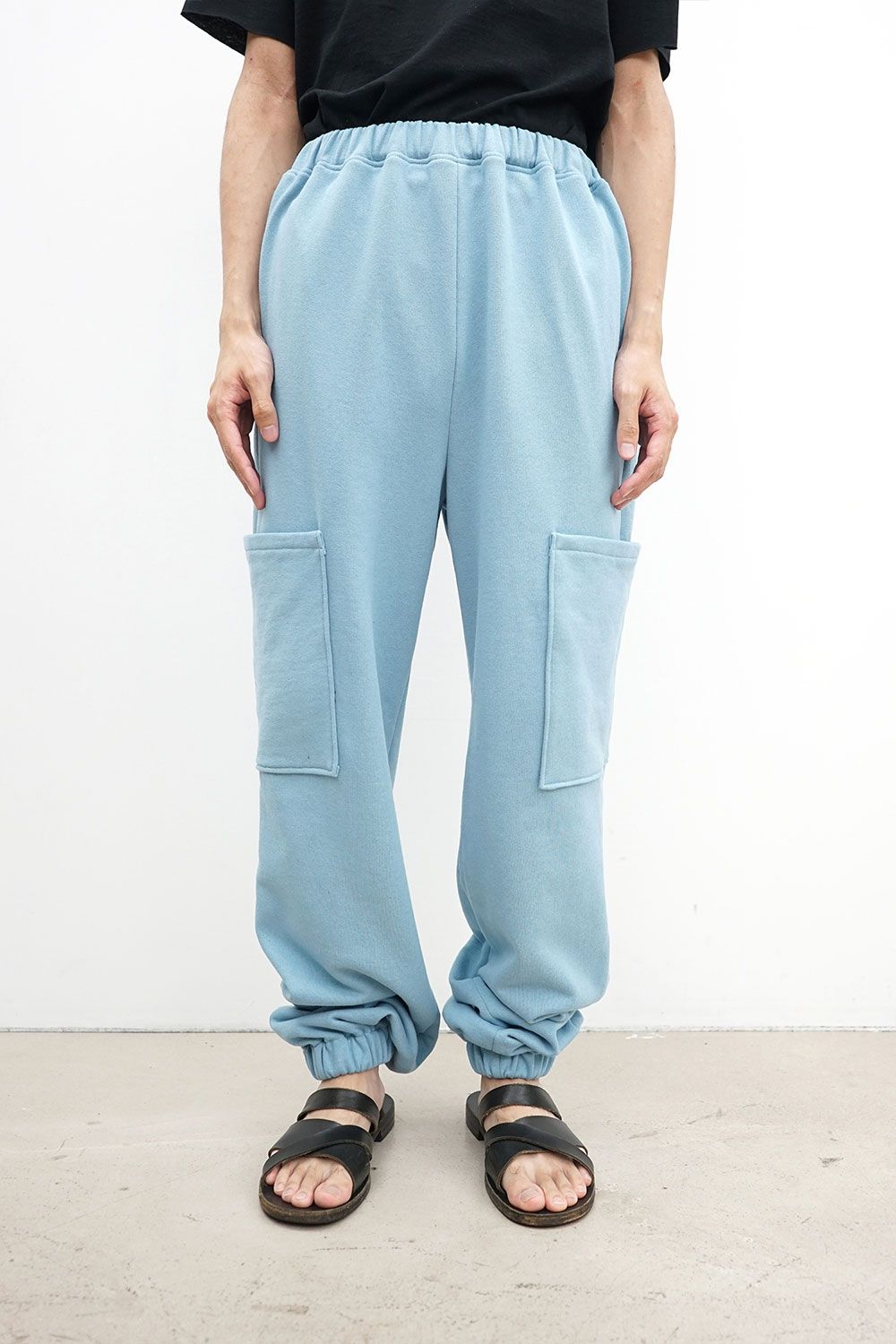 Long Easy Pants with Elastic Hem
