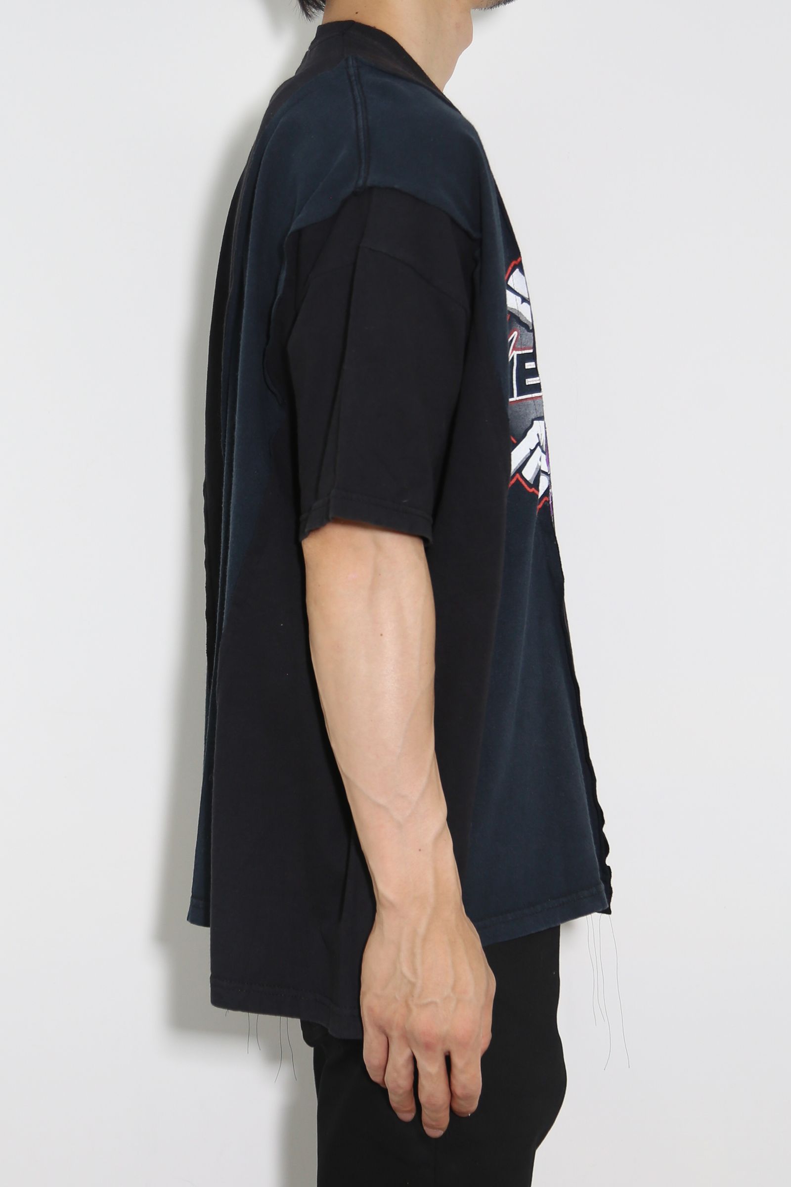 Wide Band Tee / D / ブラック