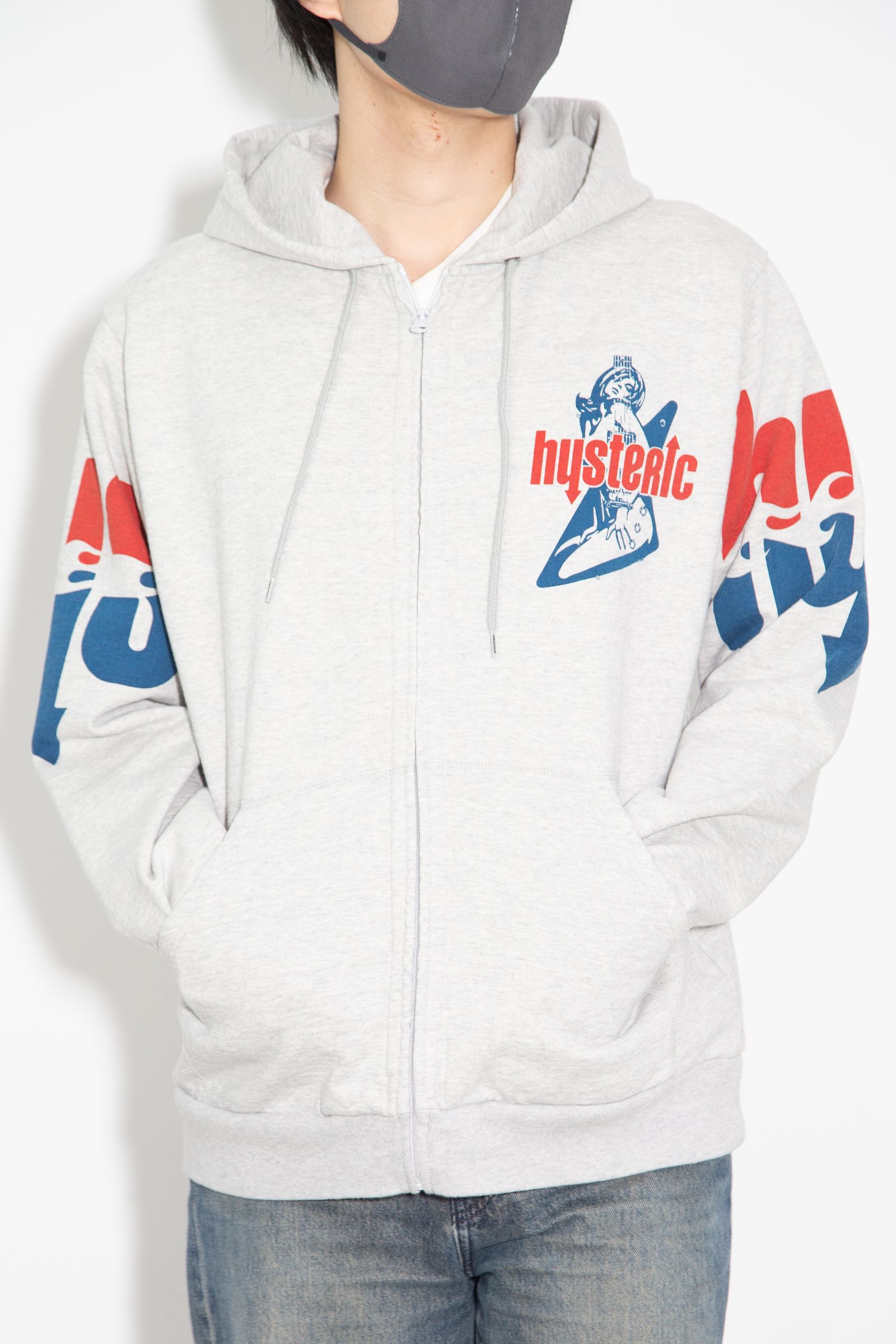 HYS FLARE LOGO パーカー / グレー