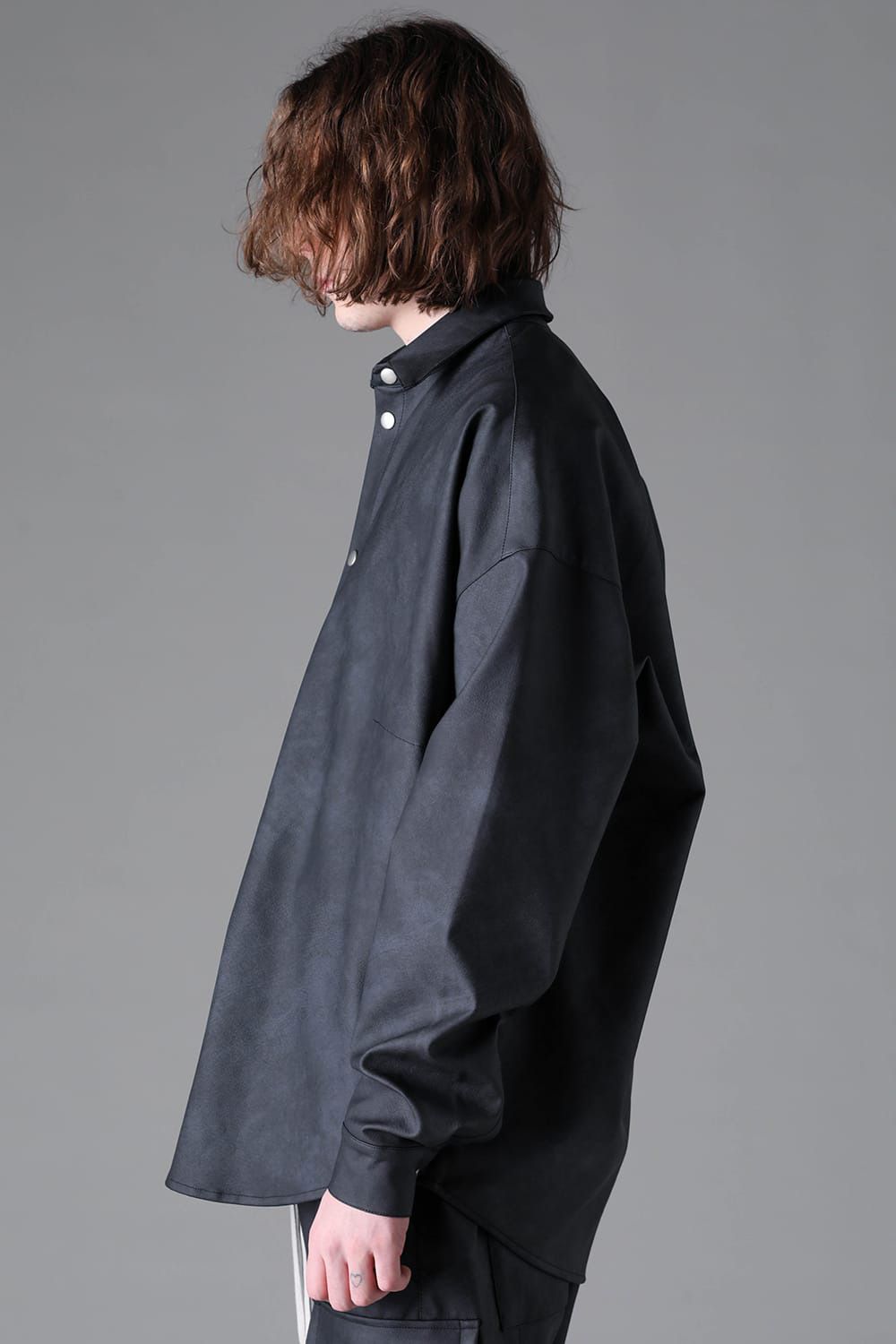 Vegan Leather Cocoon Shirts