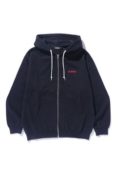STANDARD LOGO ZIP HOODED SWEATSHIRT / ブラック