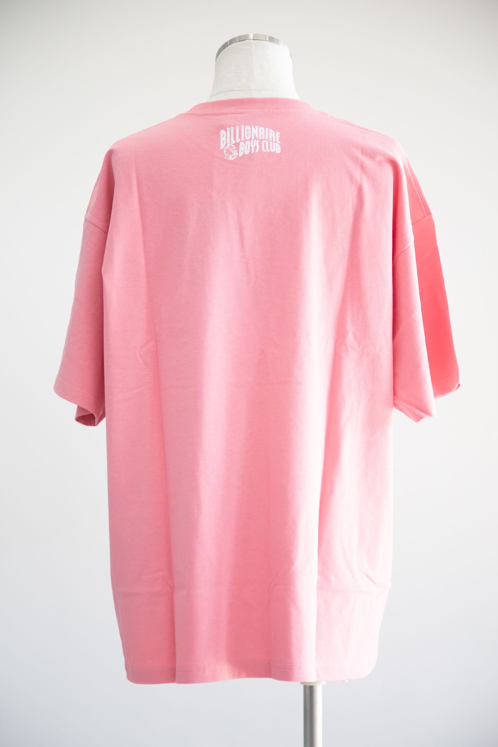 【BILLIONAIRE BOYS CLUB】COTTON T-SHIRT ARCH LOGO / ディープピンク