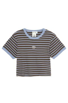 OVAL LOGO S/S TOP / ブラウン