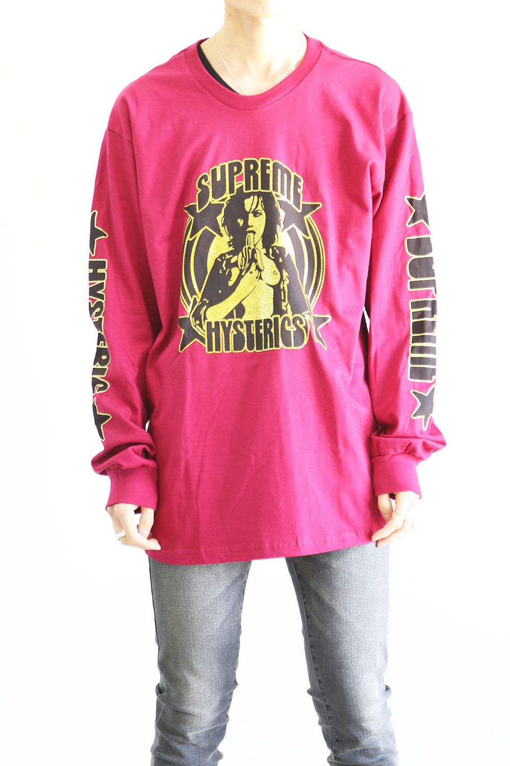 【Supreme × HYSTERIC GLAMOUR】L/S TEE / ホワイト - S