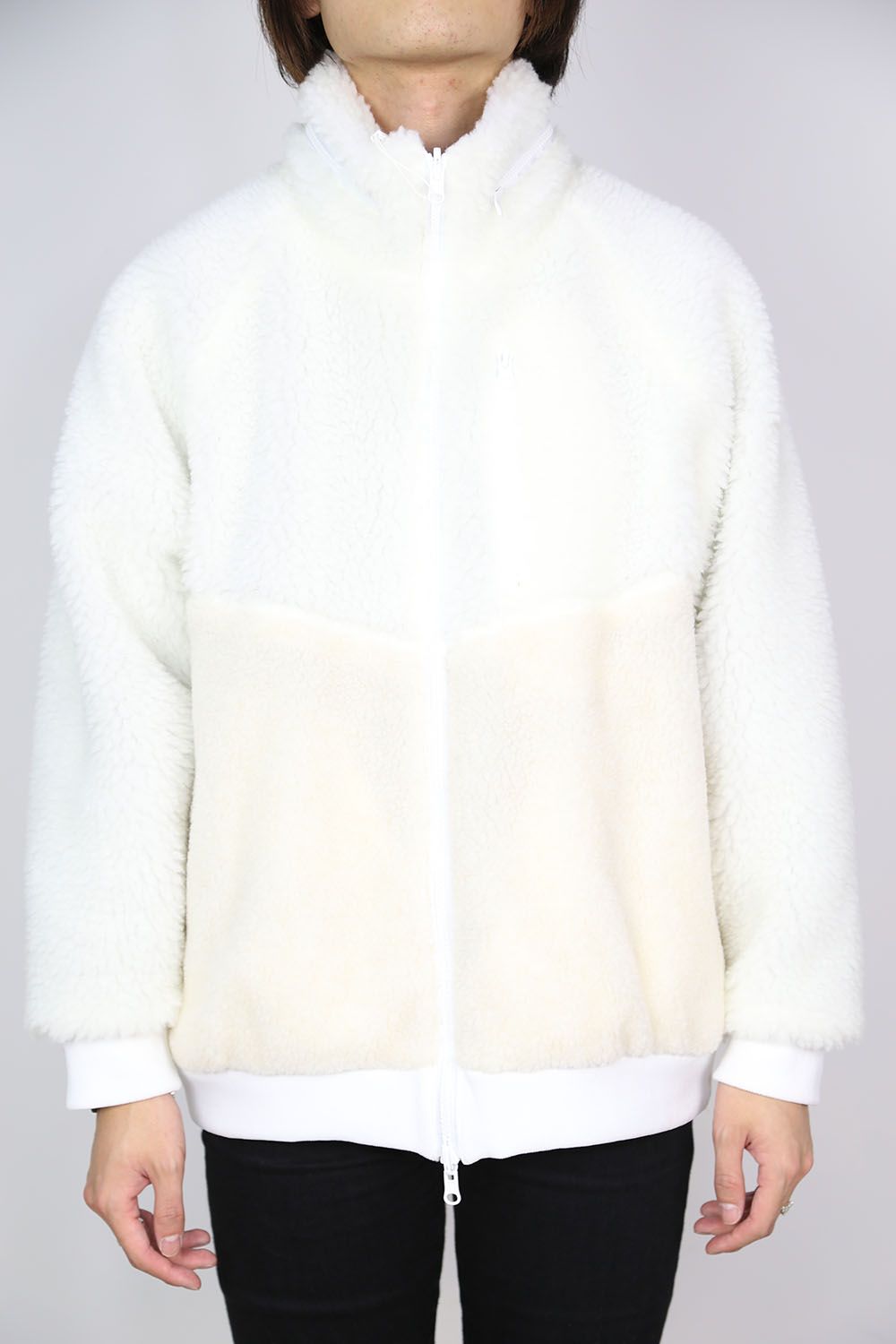 ジュンハシモトjun hashimoto シープパイルボアリバーシブルブルゾン junhashimoto - [ラスト1点 サイズ3] REVERSIBLE BOA BLOUSON