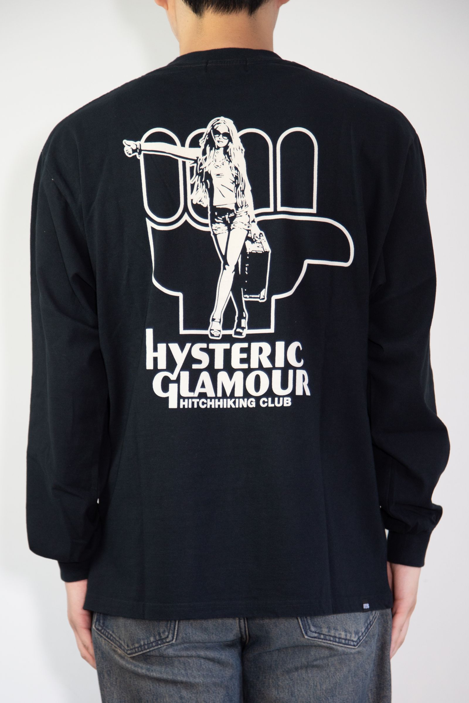 HYS HITCHHIKING CLUB Tシャツ / ブラック