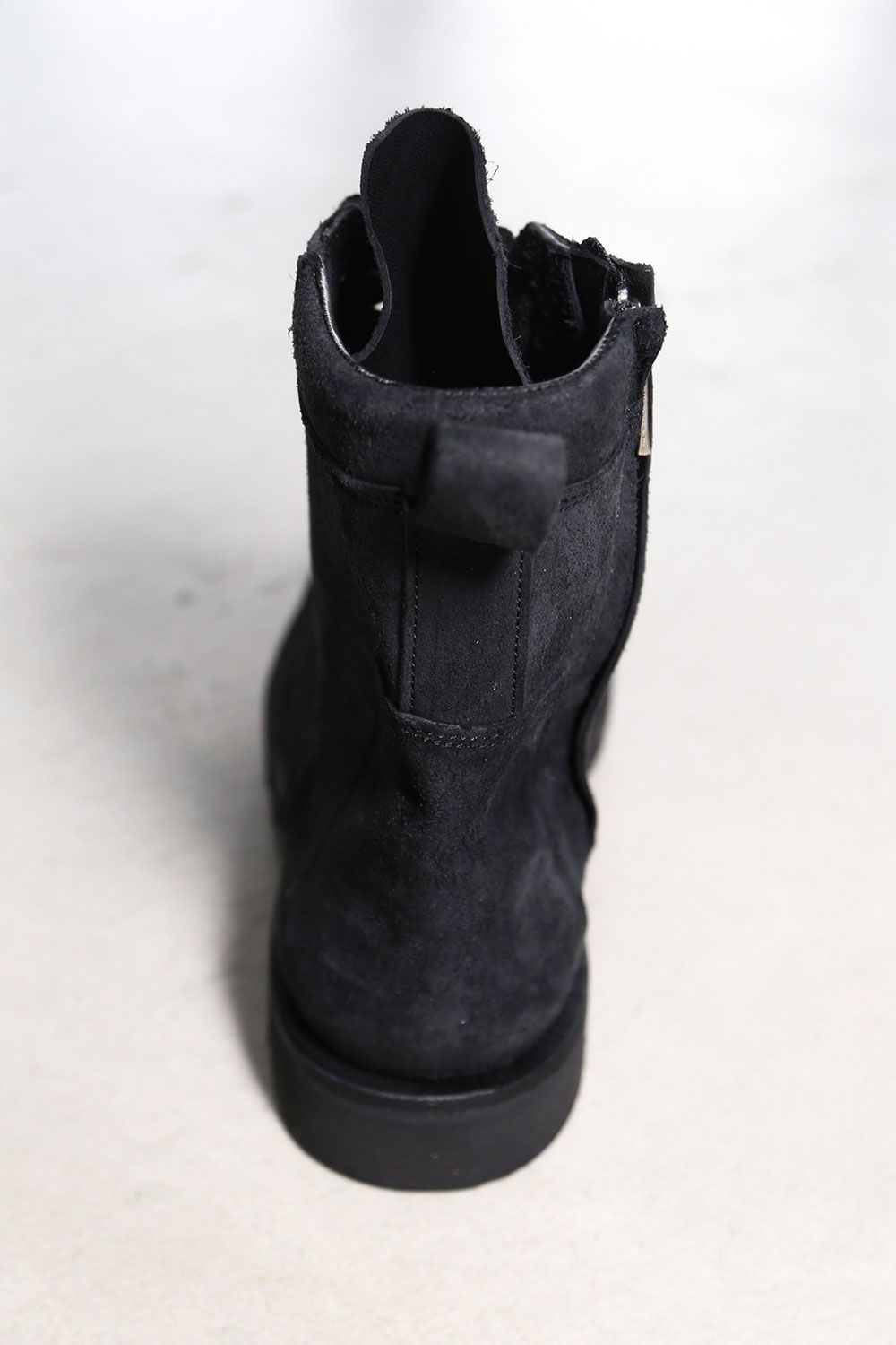 サイドジップレースアップブーツ / Laced Boots / ブラック / ag-6081