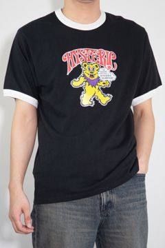 FIRE BEAR GLITTER Tシャツ / ブラック