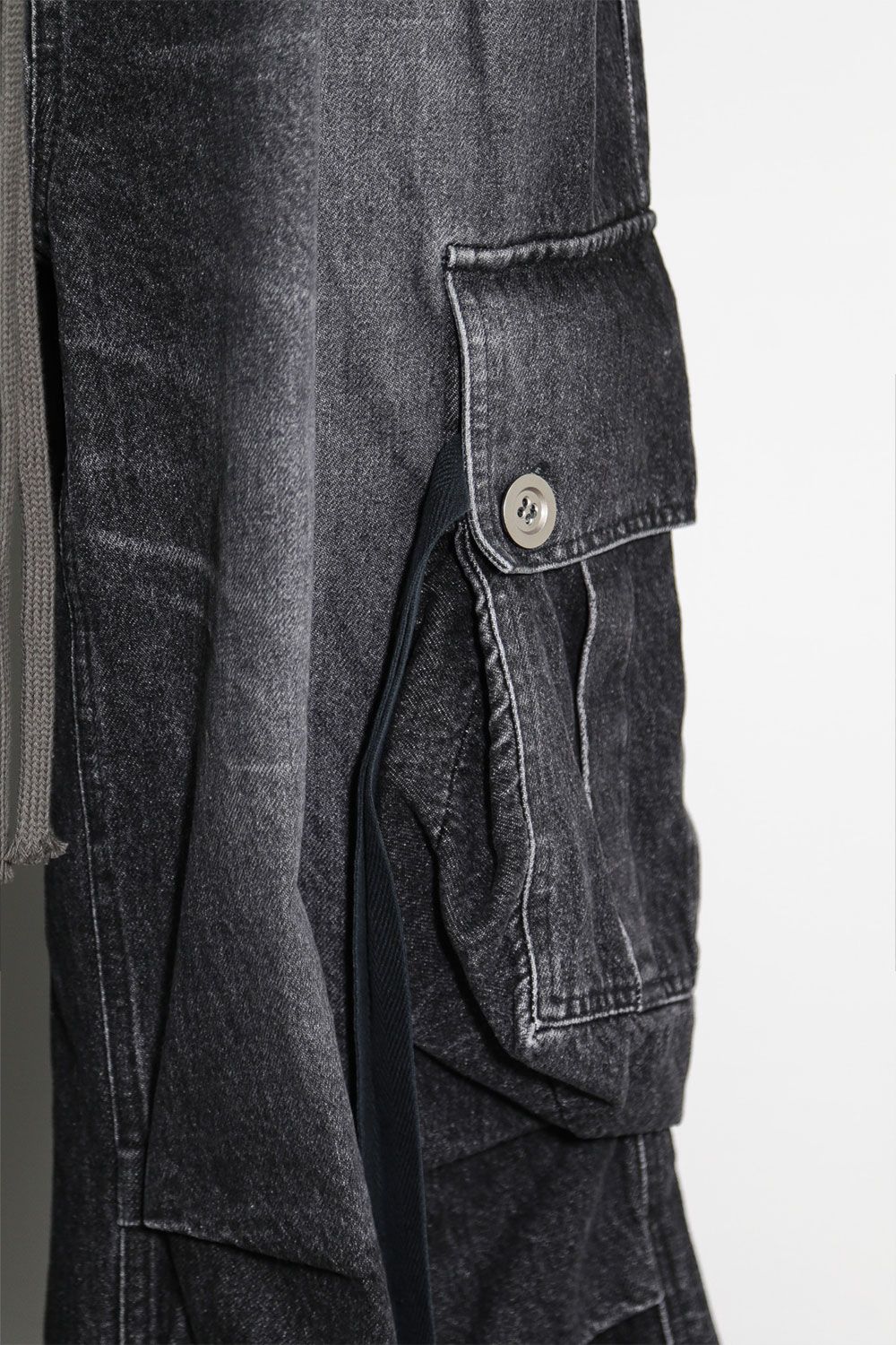 ヴィンテージデニムワイドパンツ / VintageDenim Wide Pants / ブラック / ag-8062