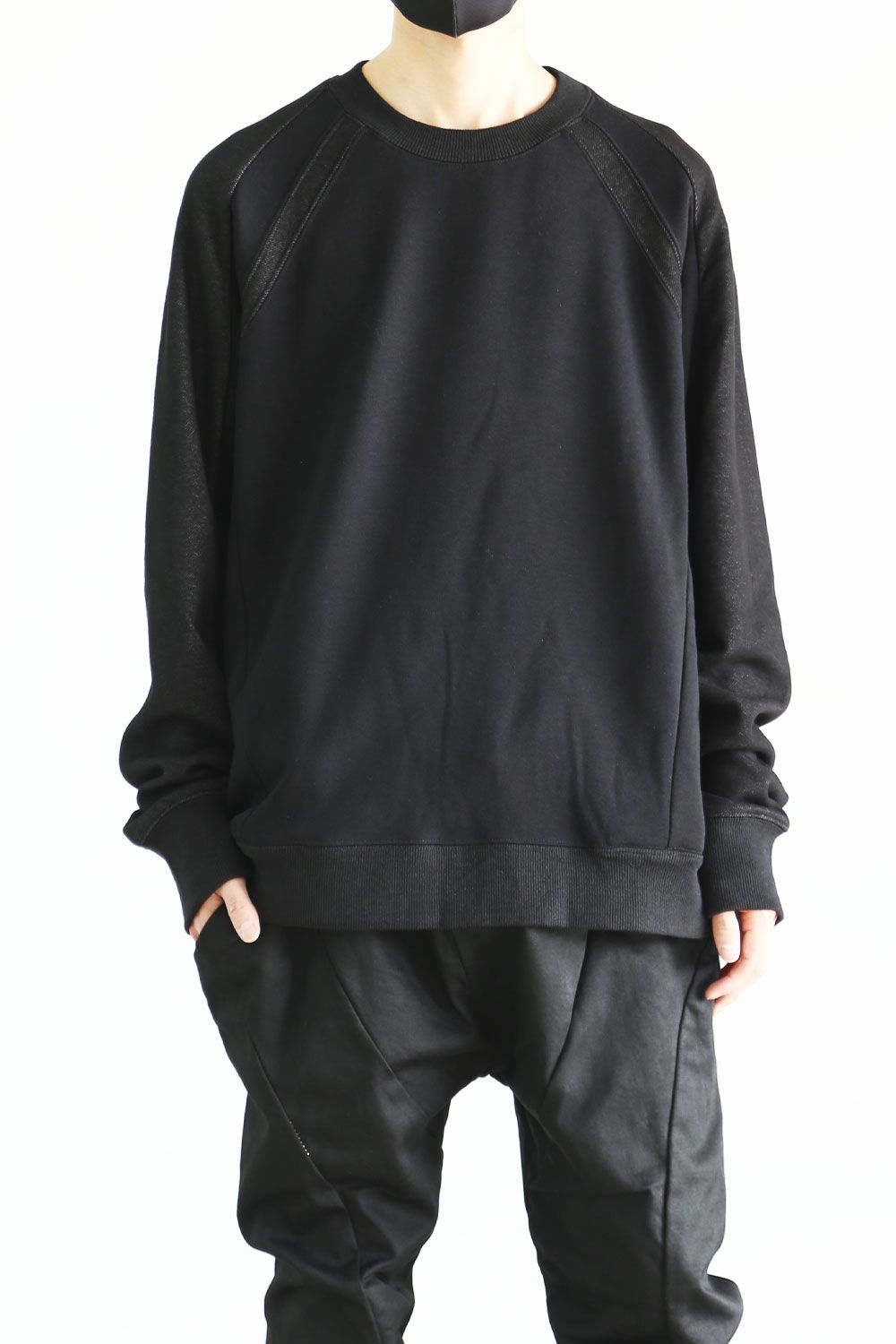 A.F ARTEFACT - Bomber Heat Crew Neck Pullover / ブラック | Tempt