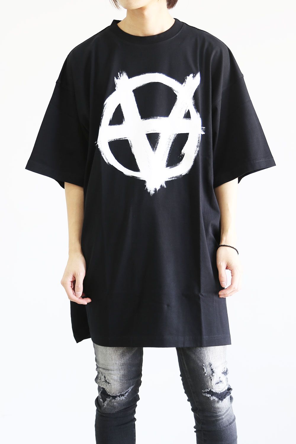 【希少】VETEMENTS Double Anarchy Logo Tシャツ