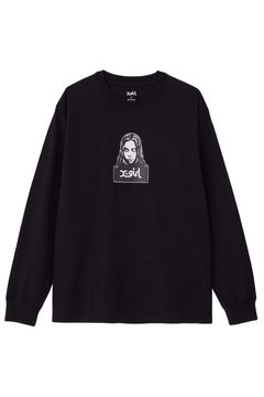 FACE L/S TEE / ブラック