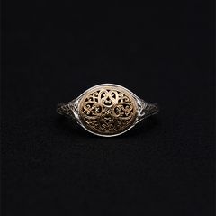 Mediterranean Oval Pinky Ring / GR118