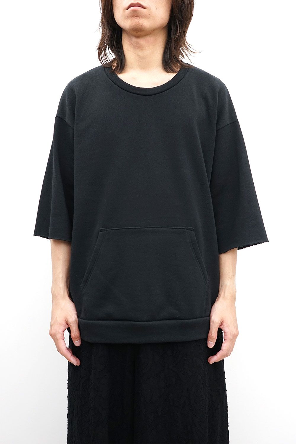 Short Sleeve Sweatshirt with Pocket