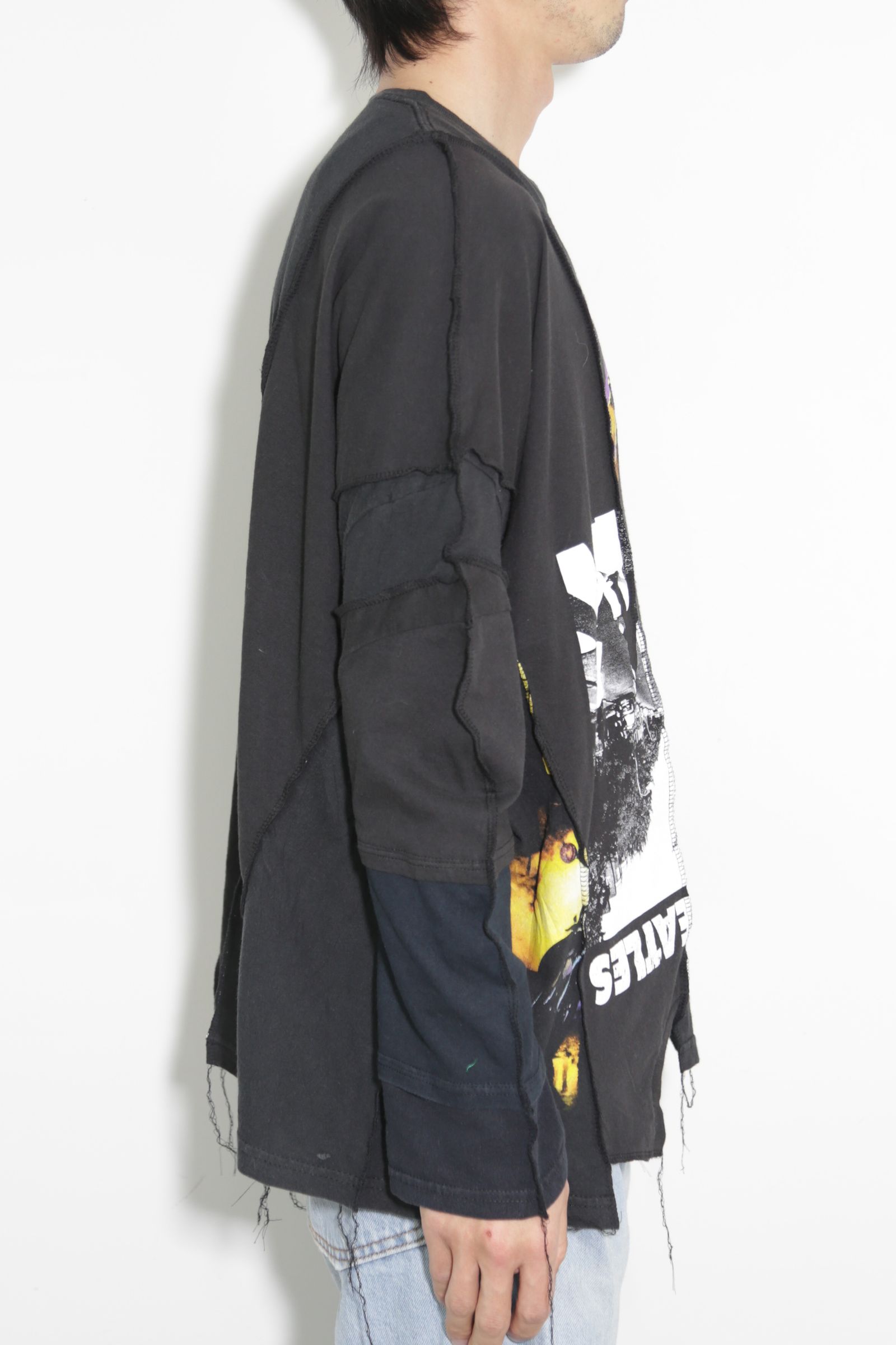 Long Sleeve Band Tee B / ブラック