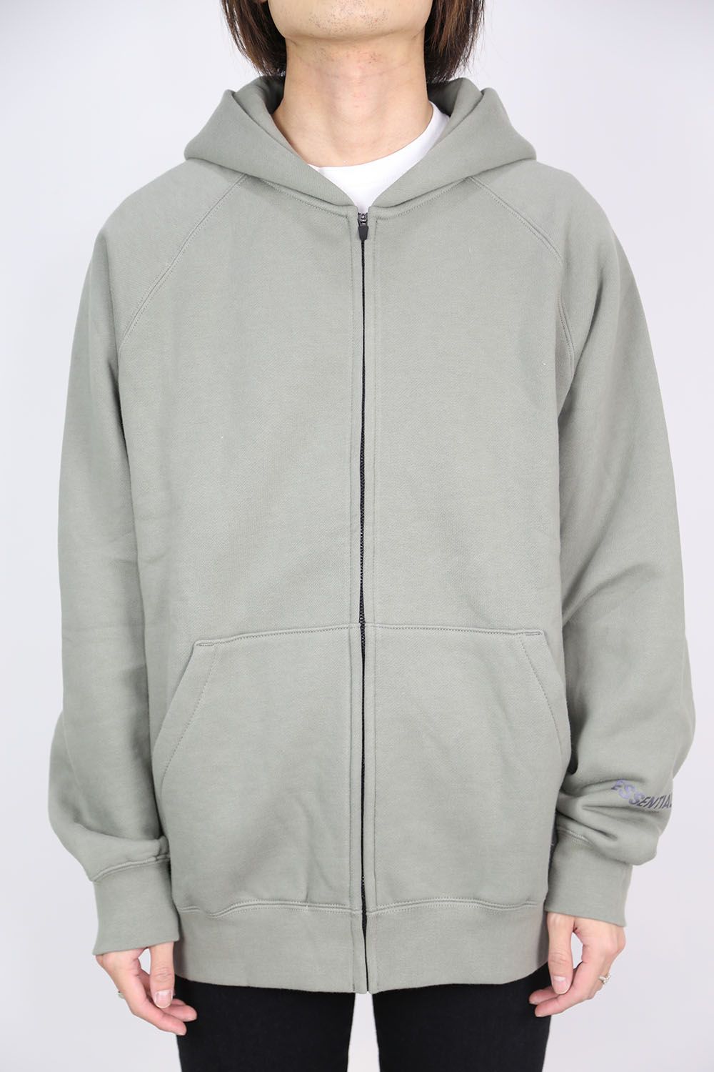FULL ZIP HOODIE / セージ