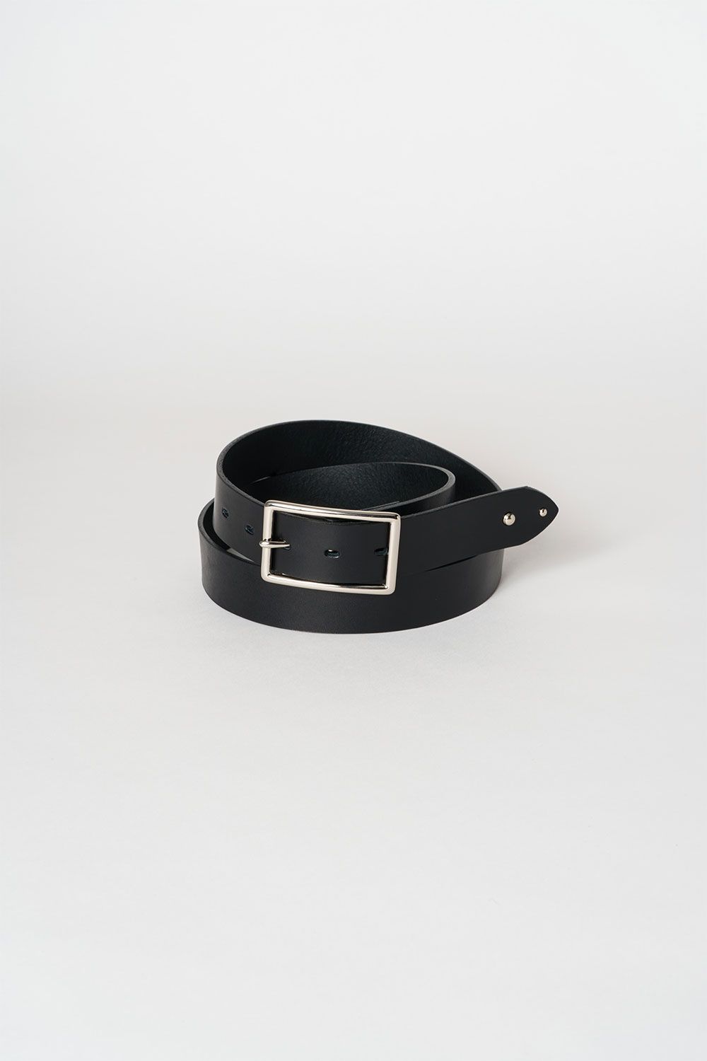 wjk - HIMEJI leather belt(35mm) / ブラック | Tempt