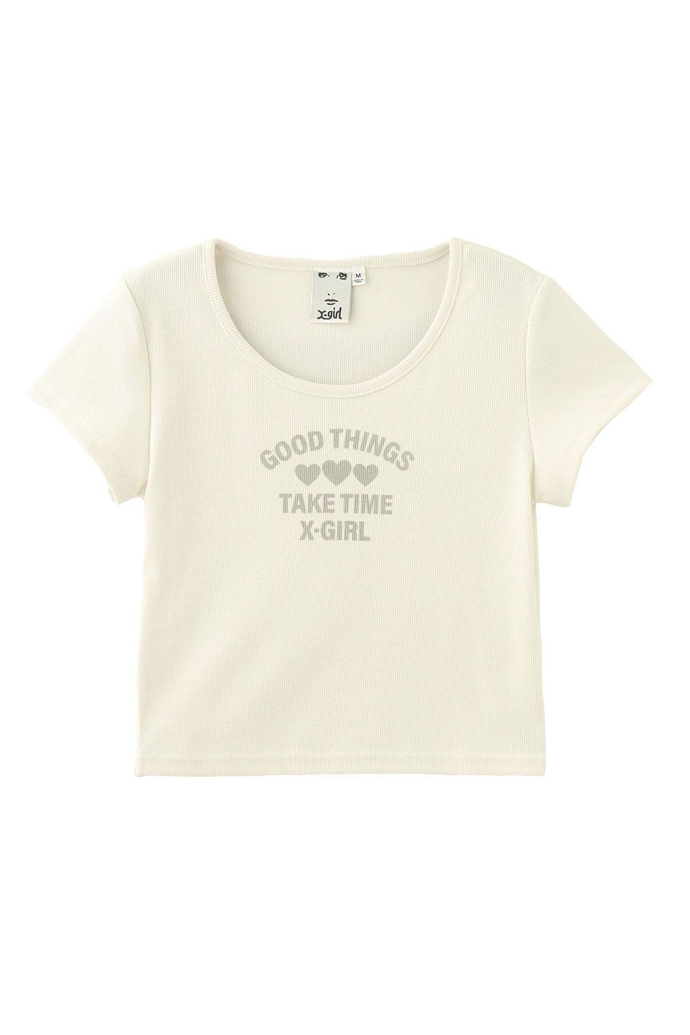 RIB BABY TOP / ホワイト