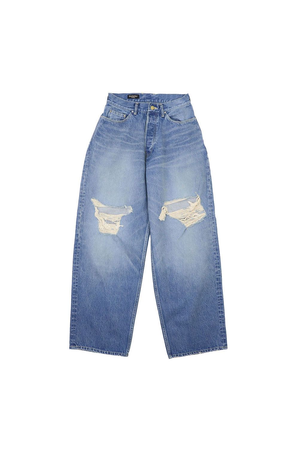 [ラスト1点 サイズ46] Damaged Buggy Denim Jeans / ブルー