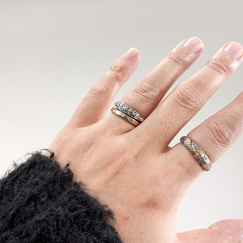 Aretousa Ring in Sterling Silver / GR134