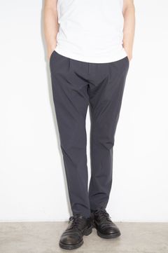 NY/CO STRECH JERSEY REGULAR FIT EASY TROUSERS / ダークグレー