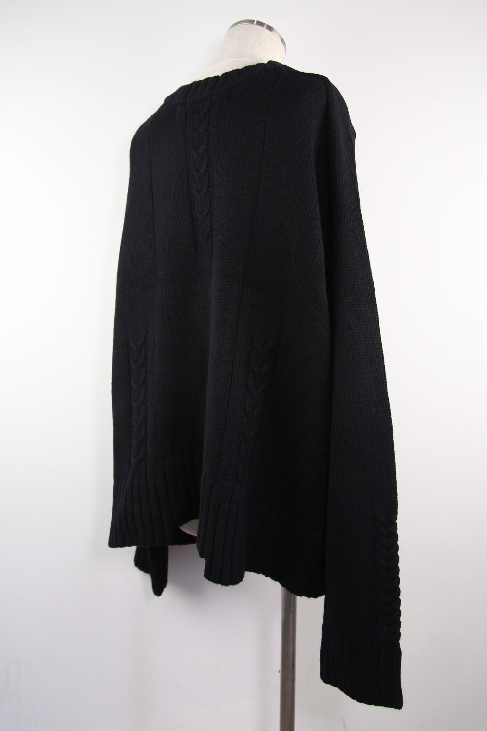 ローゲージニットプルオーバー / Low Gauge Knit Pullover / ブラック