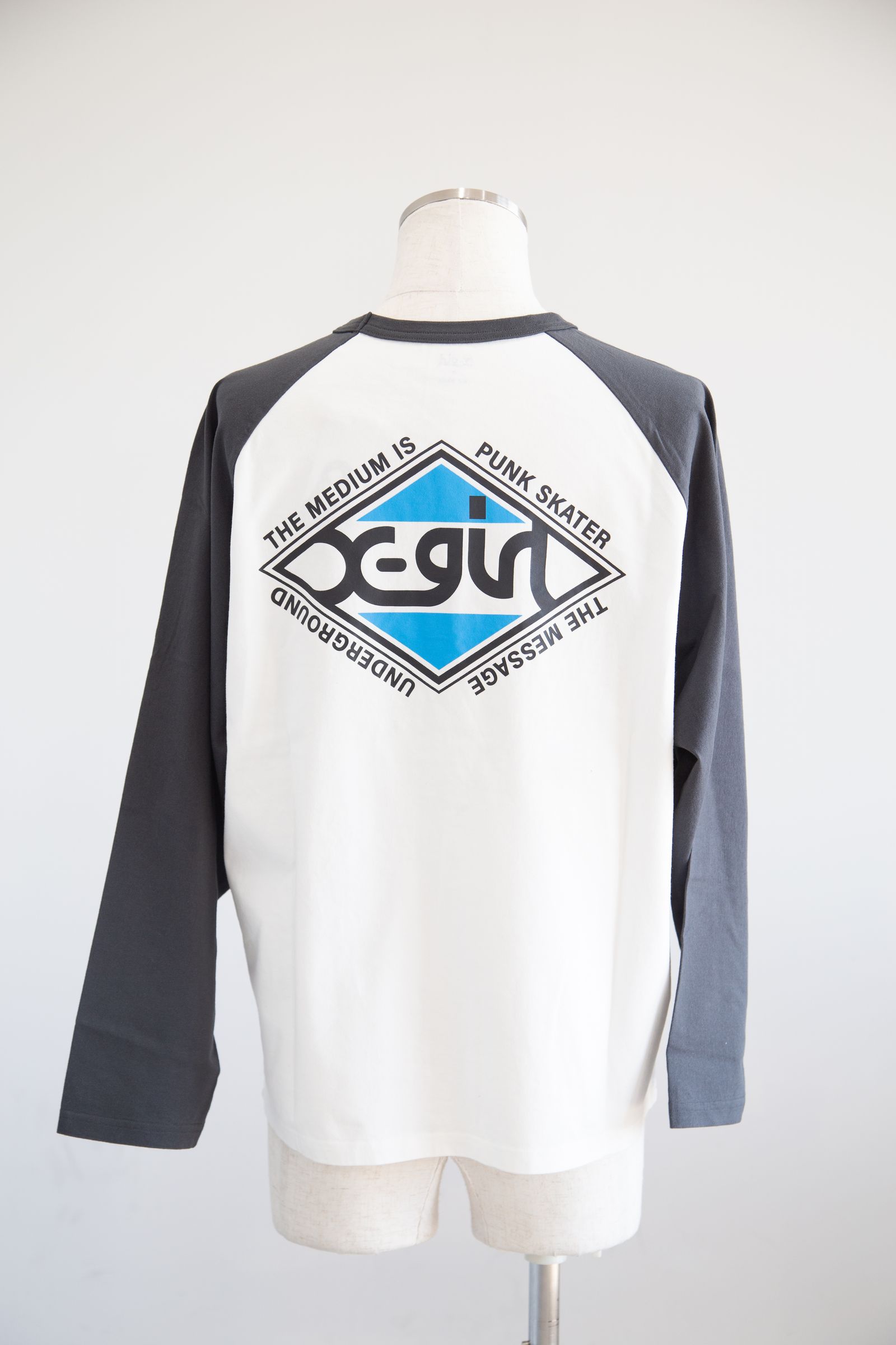RHOMBUS LOGO B/B BIG TEE / ホワイト