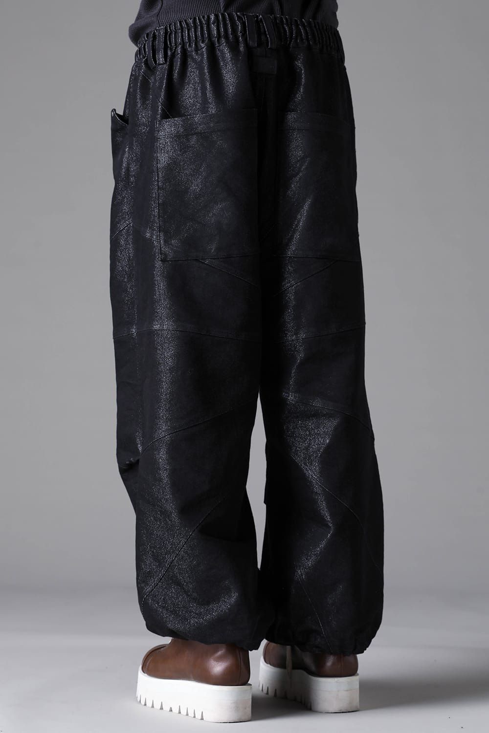 Panelled Denim Extra-Wide Pants