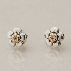 Harmony Stud Earrings （Diamond） / GA017