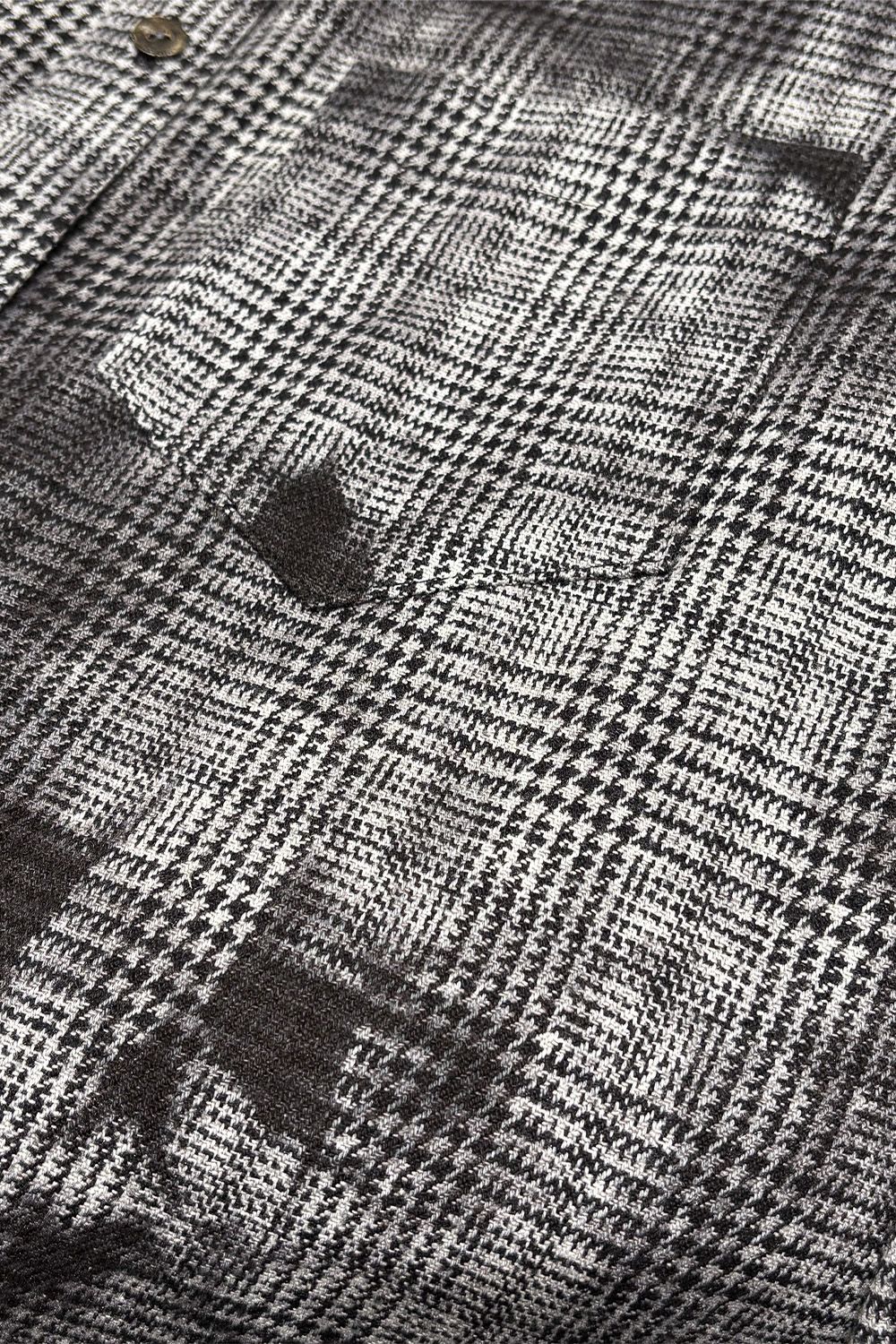 ［ラスト1点 サイズ2］Unevenly Dyed Houndstooth Dress Shirt