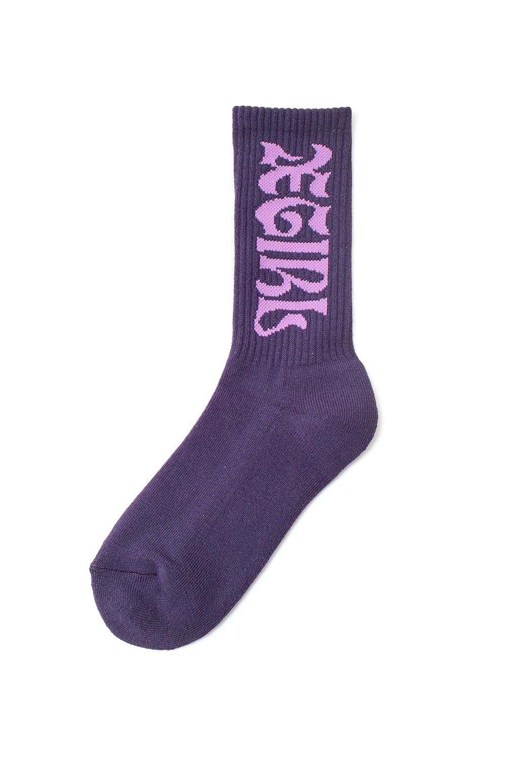 WIDE GOTHIC LOGO JACQUARD SOCKS -