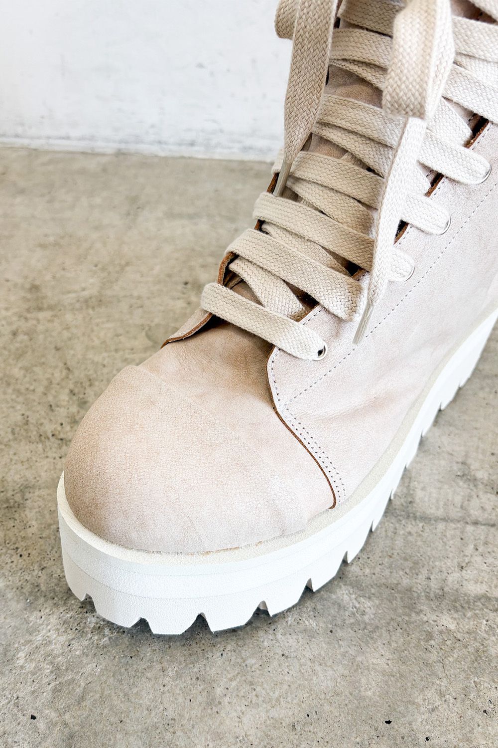 [ラスト1点 サイズ42] BOOTS / アッシュピンク×ホワイト