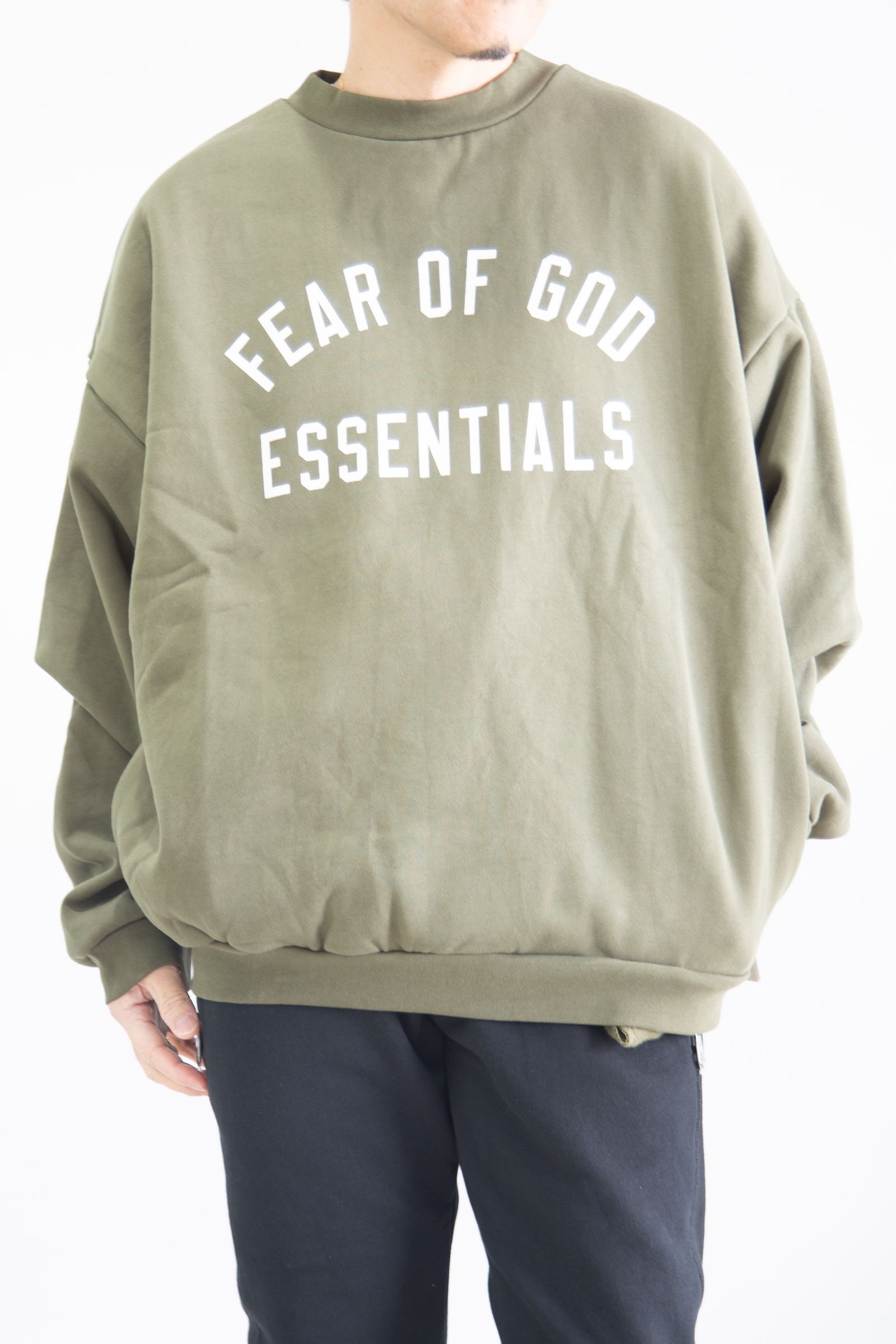 24FW ARCH LOGO CREW SWEAT SHIRTS / ミリタリー