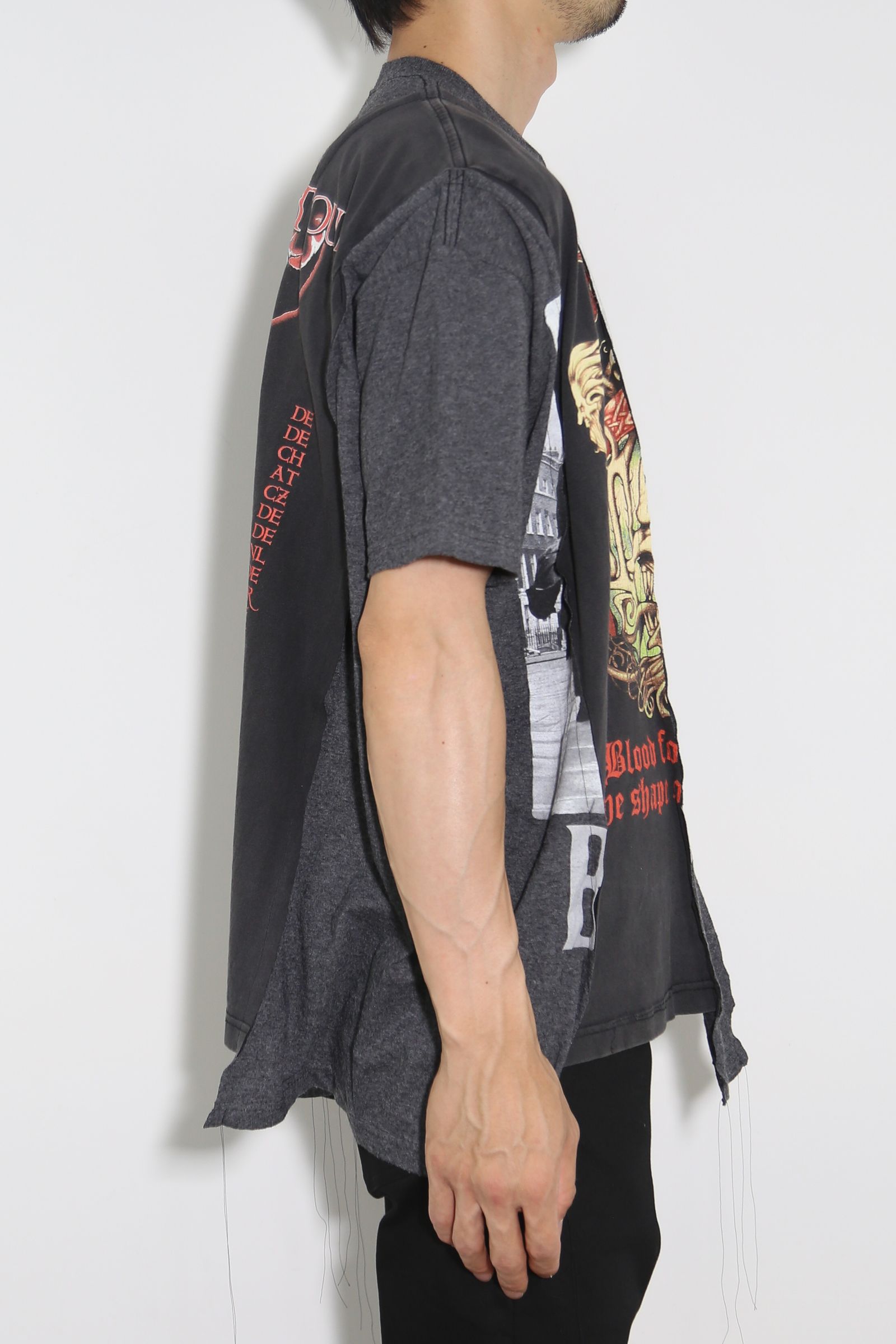 Wide Band Tee / A / ブラック