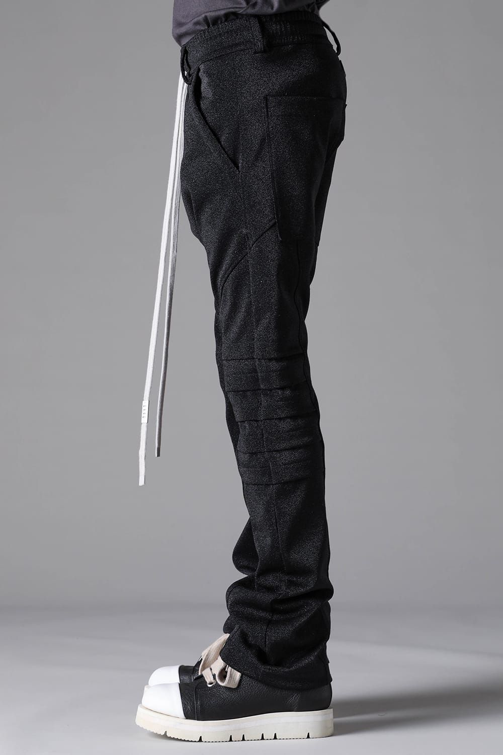 Lurex Multi-Panel Flared Pants