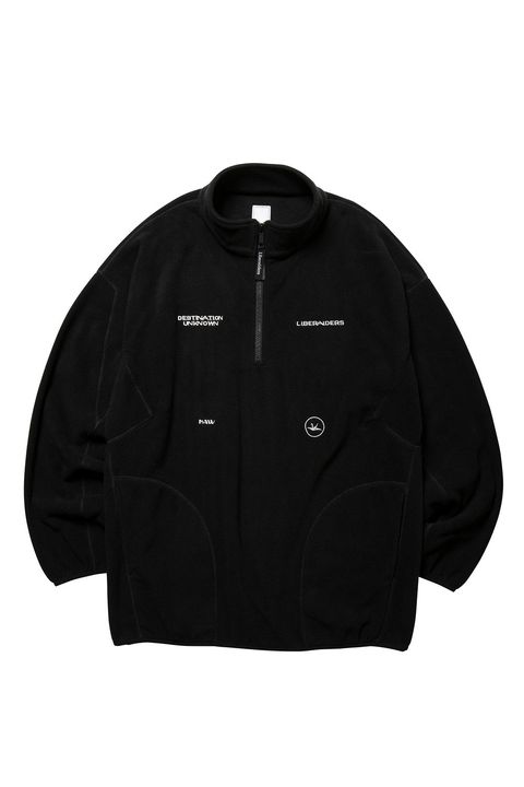 FLEECE HALF ZIP / ブラック