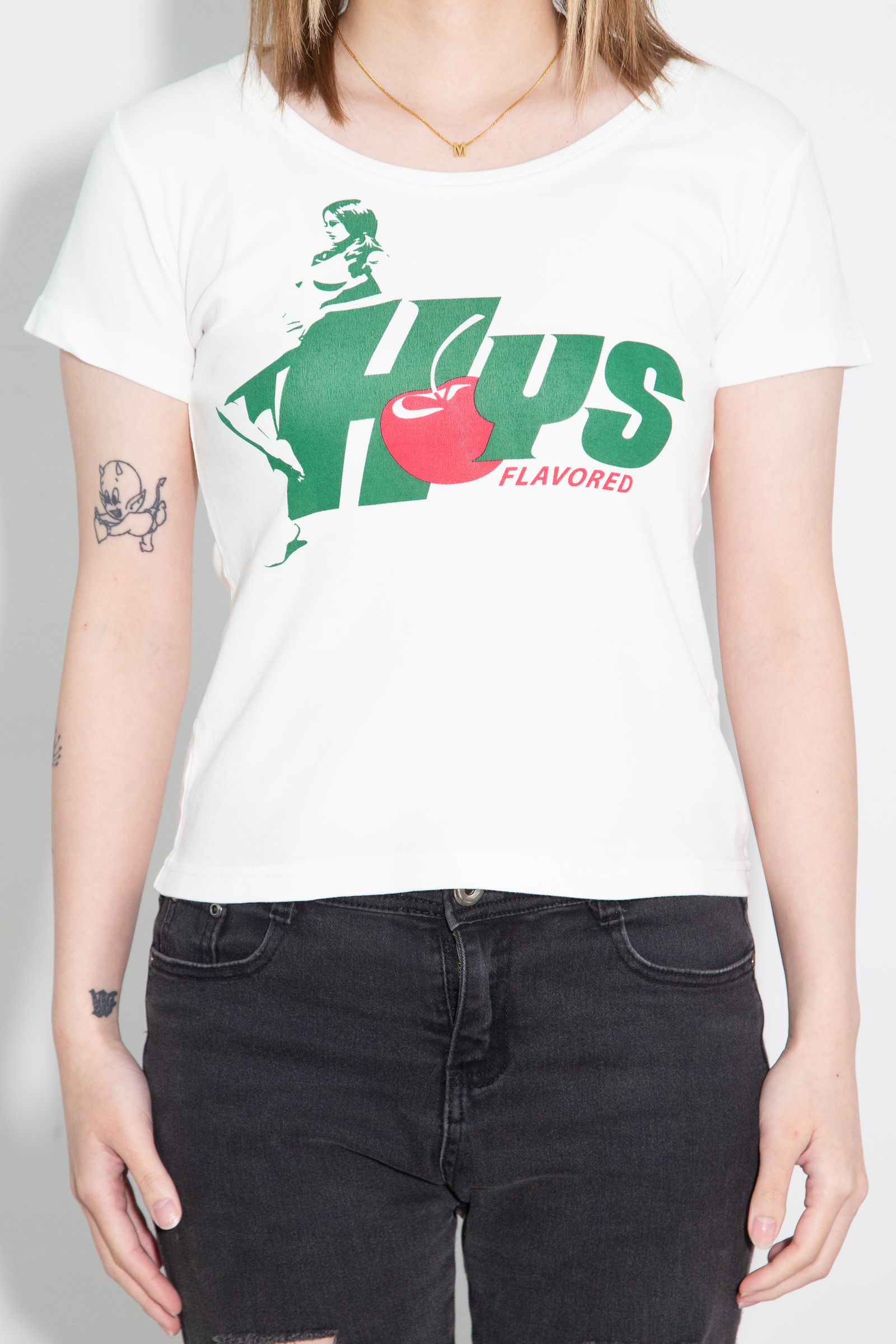 HYS FLAVOR チビTシャツ / ホワイト