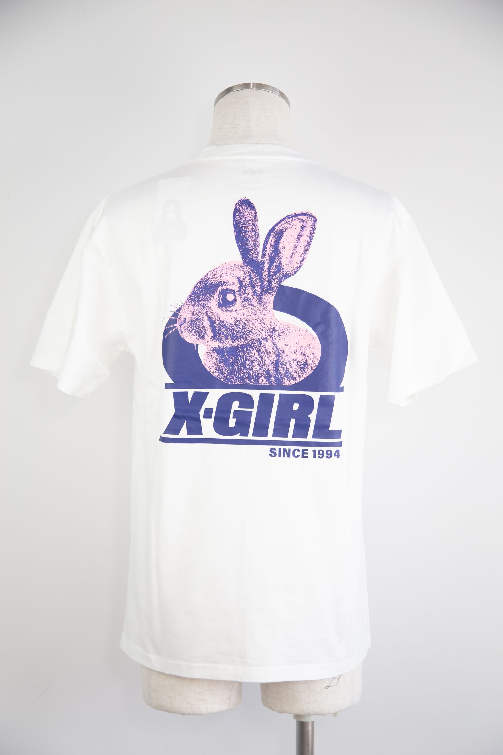 TWO TONE RABBIT S/S TEE / ホワイト