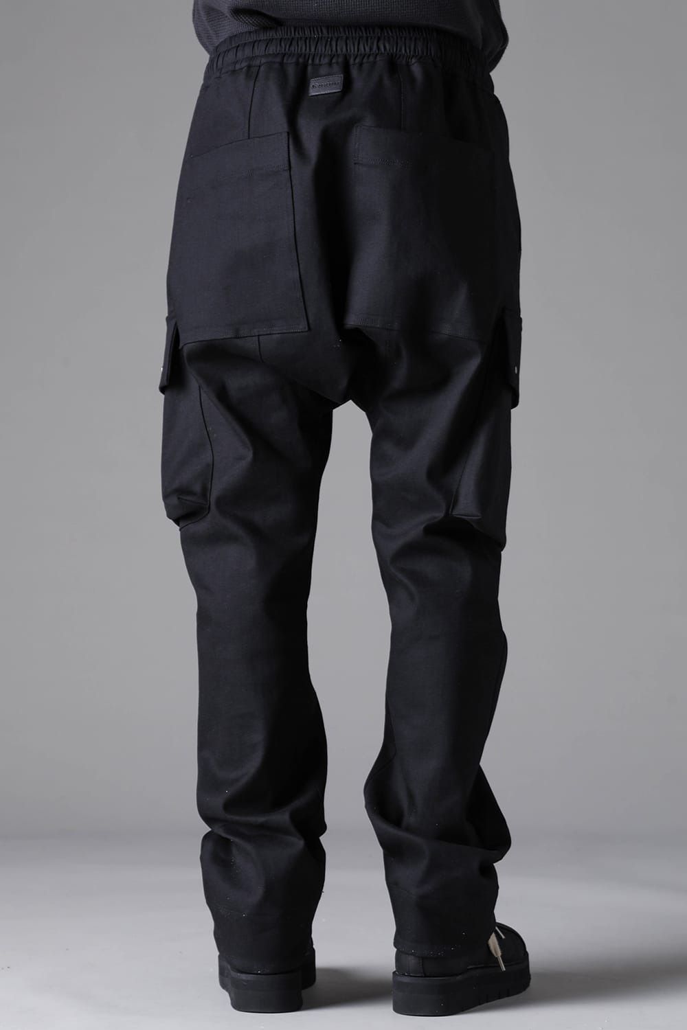 Denim Cargo Flared Pants