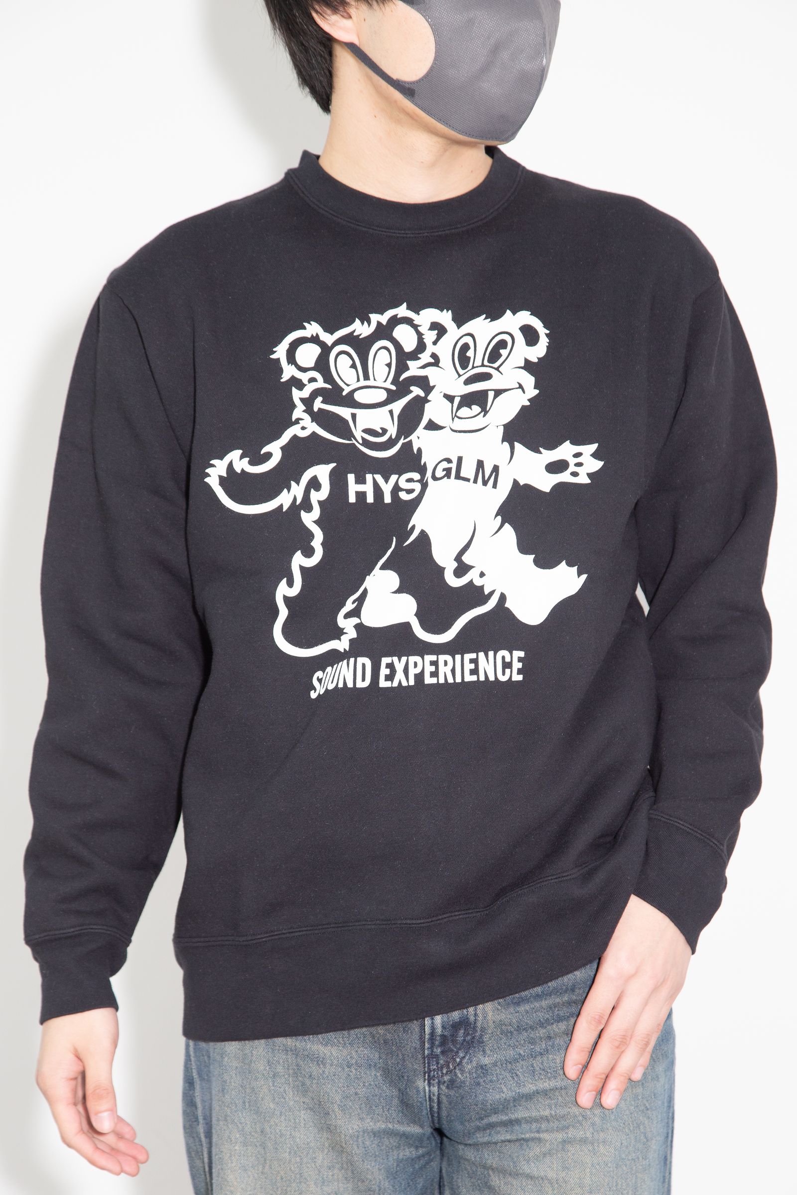 FIRE BEAR PARTY スウェット / ブラック