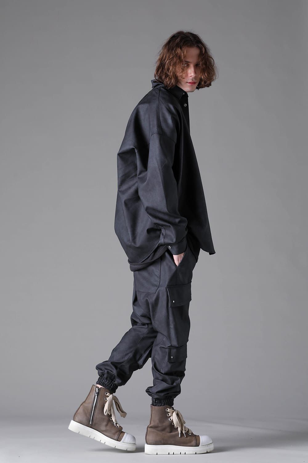 Vegan Leather Cocoon Shirts